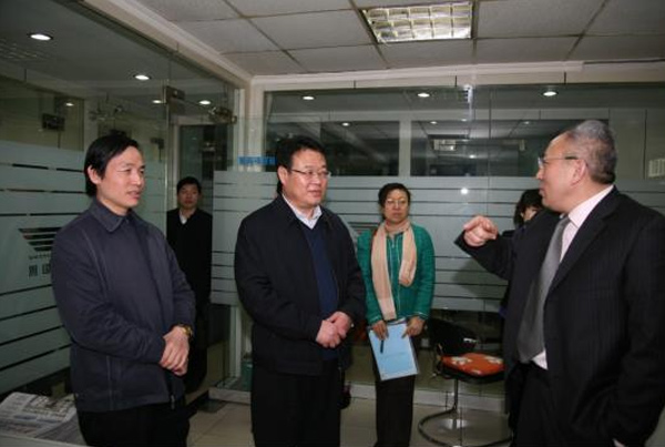 省委统战部领导来我公司视察工作