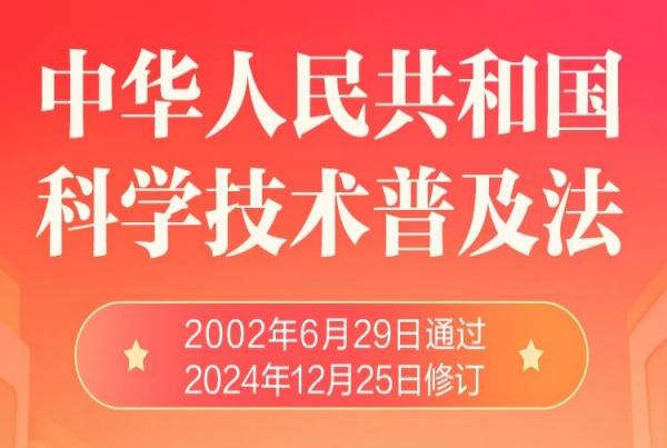 “弘知聚智 科普传声”科普宣传 | 一图读懂科普法